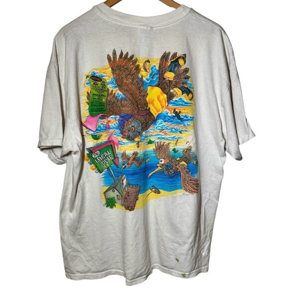 Vintage 1997 Hanes Hooters Daytona Florida The Local Dive Birds White Men’s XL - Picture 1 of 7
